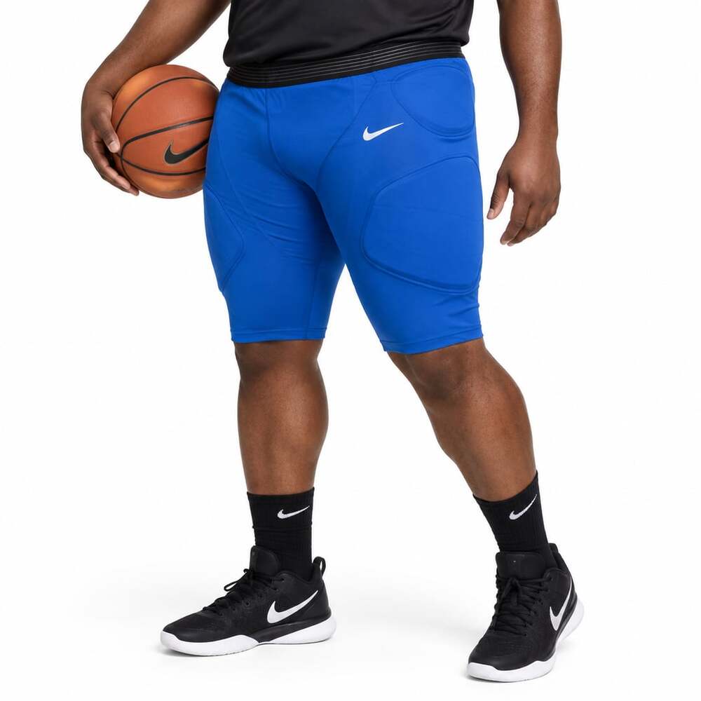 Nike Pro Hyperstrong Basketball Padded Compression Shorts Blue Men’s 3X